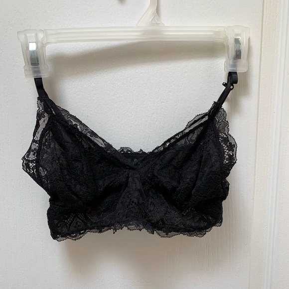 Free w another item: Black Lace and Mesh Bralette - Picture 1 of 5